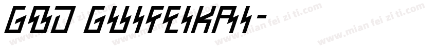 God GuifeiKai字体转换